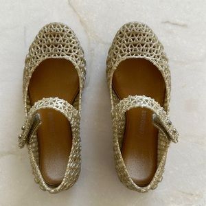 Gold Mini Melissa Sandals